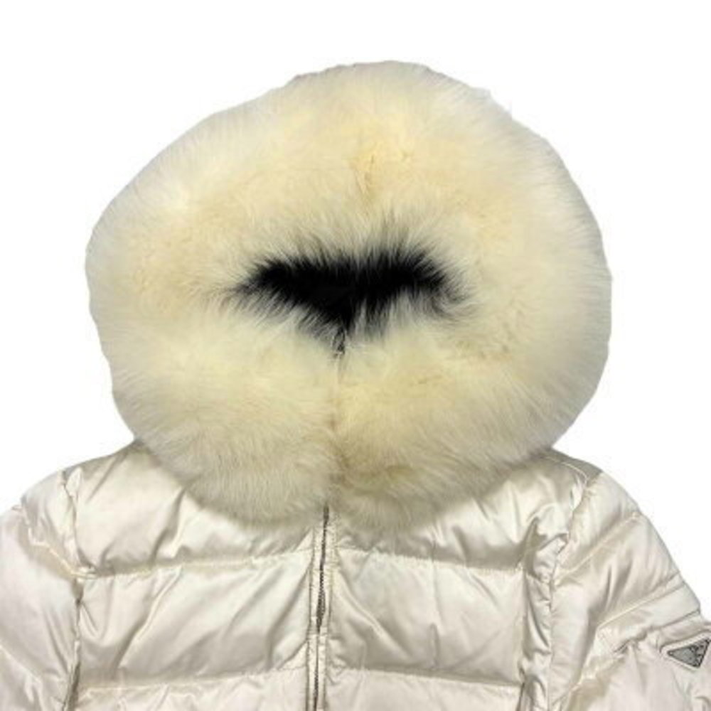 Prada Triangle Down Jacket White - image 2
